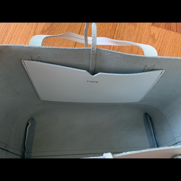 EUC! J.Crew Leather Uptown Tote - Picture 2 of 8